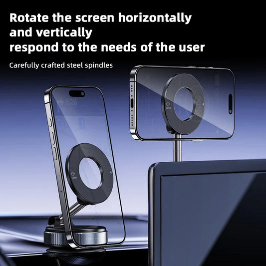 "Magnetic Phone Holder K007 - 3-Axis Rotation, Convenient & Versatile!"