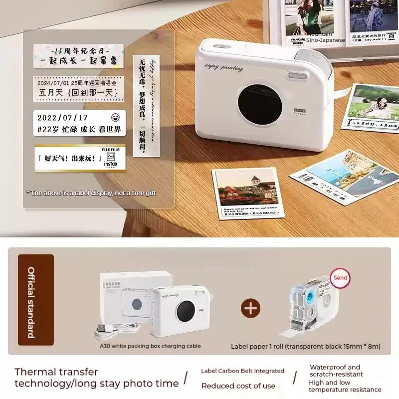 LabelRibbon™ Bluetooth Custom Printer 🎀📱