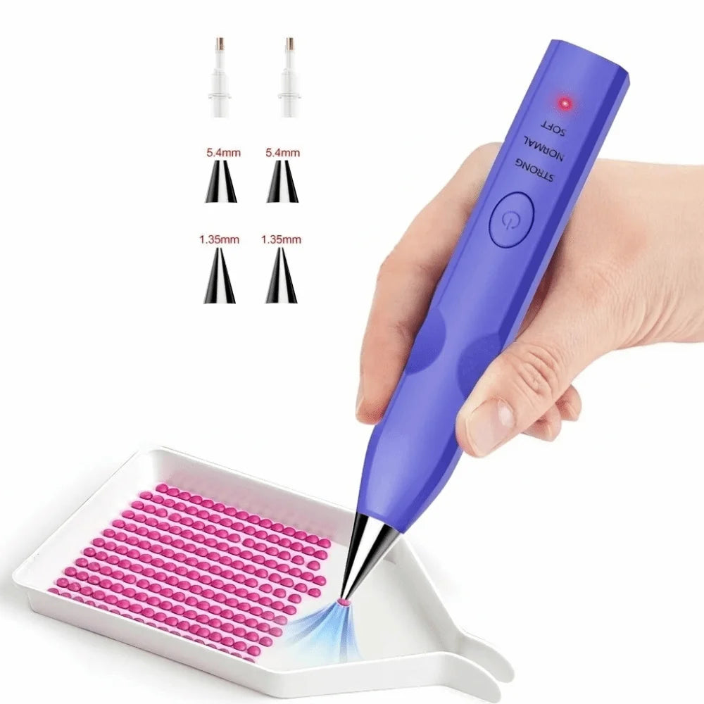 CrystalCraft™ Electric Pen 💖💎 — Create Stunning Art with Ease