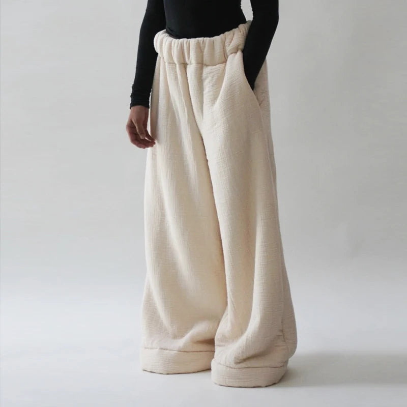CozyChic™ Winter Pants: Warm, Loose & Stylish Wide-Leg Fit ❄️