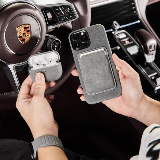 Alcantara iPhone 16 Full-Wrap Case