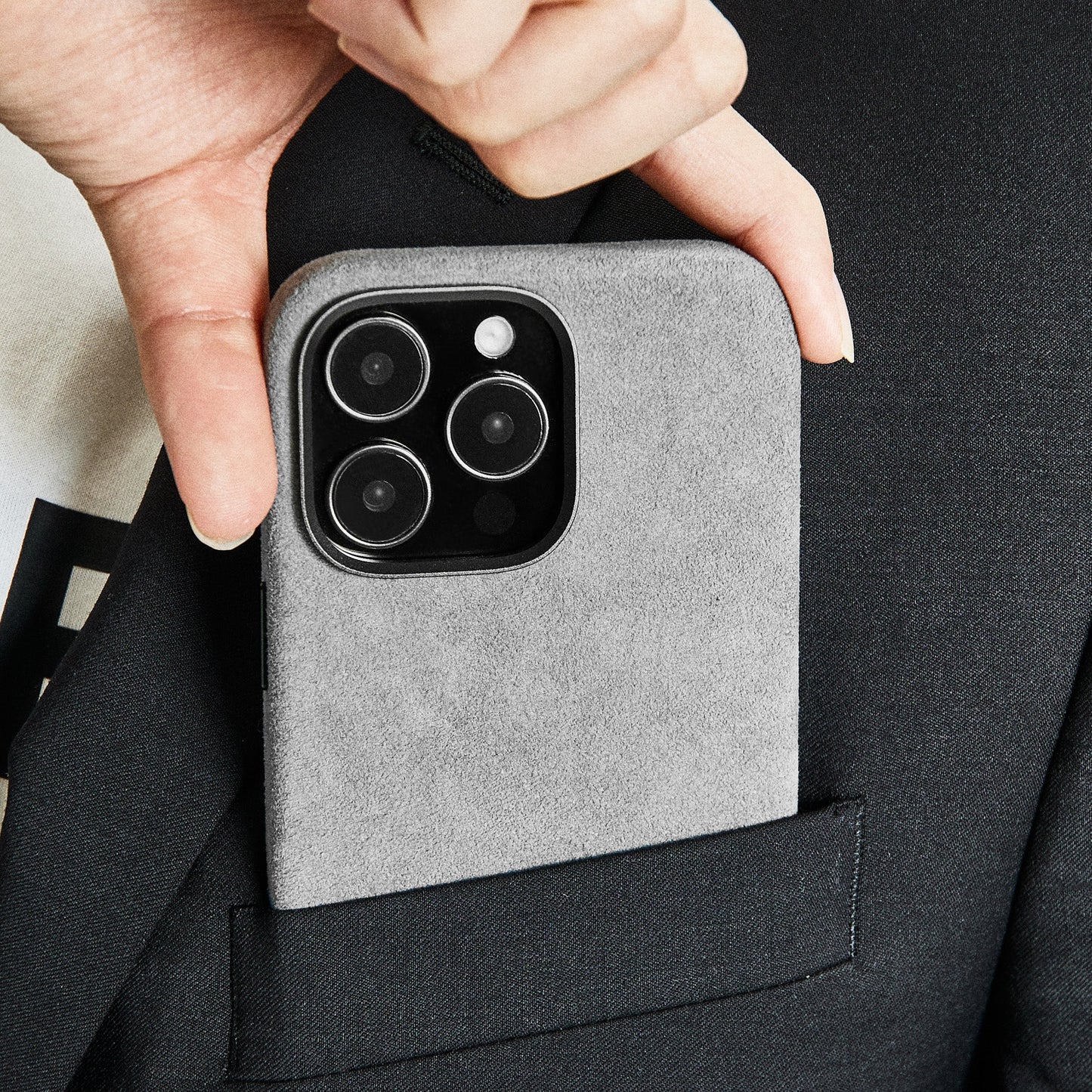 Alcantara iPhone 16 Full-Wrap Case