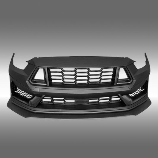 Dark Horse Style Front Bumper Cover Fascia Upper Lower Grilles Lip Body Kits For Ford Mustang (2015-2017) NexaNovo