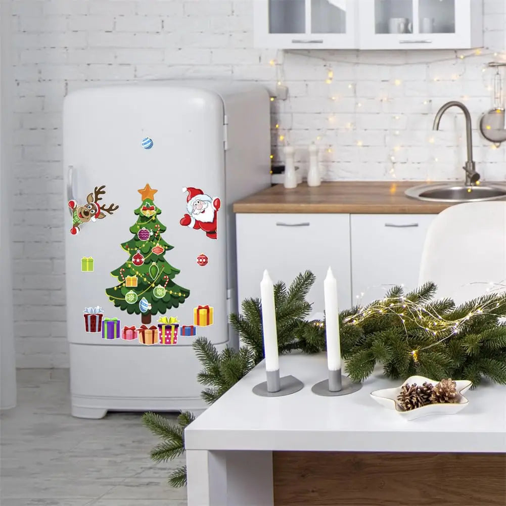 🎄 Stick the Joy Anywhere – Christmas Magnetic Stickers for Every Space