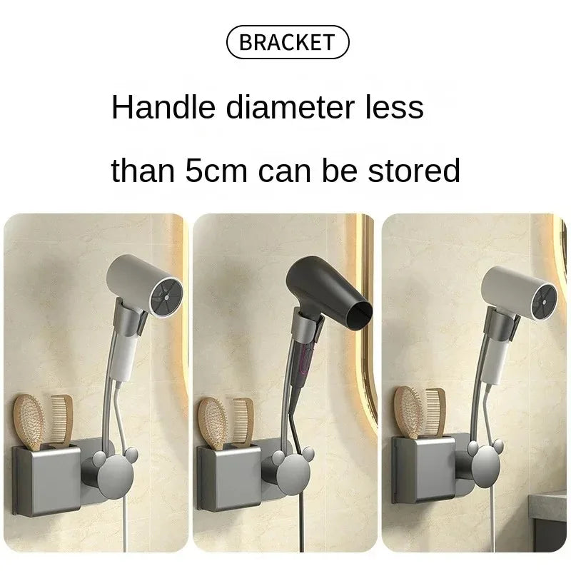 StyleSpin™ Hair Dryer Holder 💨 — 360° Hands-Free Styling
