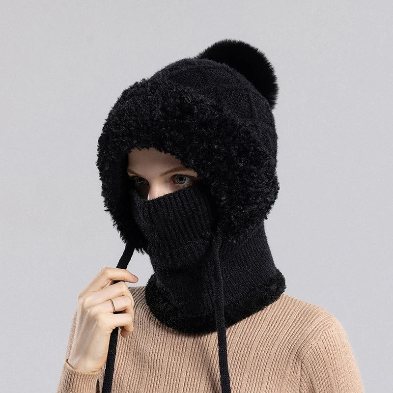 “CozyChic™ 3-in-1 Beanie | For the Chill, Not the Cold”