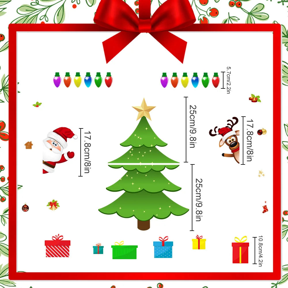 🎄 Stick the Joy Anywhere – Christmas Magnetic Stickers for Every Space