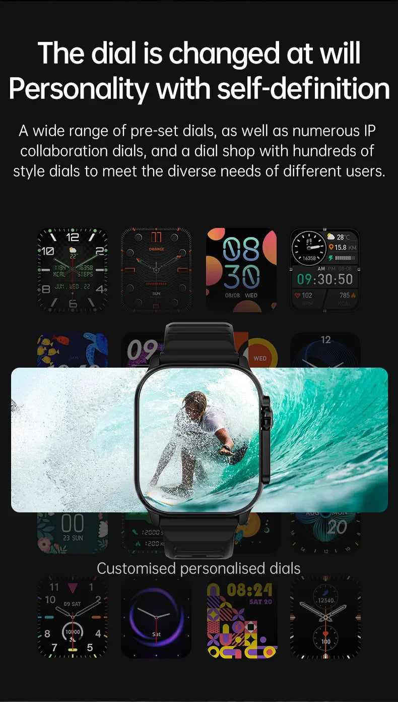 T900 Ultra 2 Smartwatch 49mm – Bluetooth Calls, NFC & Wireless Charging