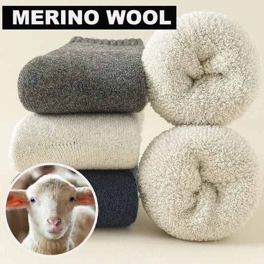 CozyCloud™ Fleece Wool Socks – Ultimate Winter Warmth