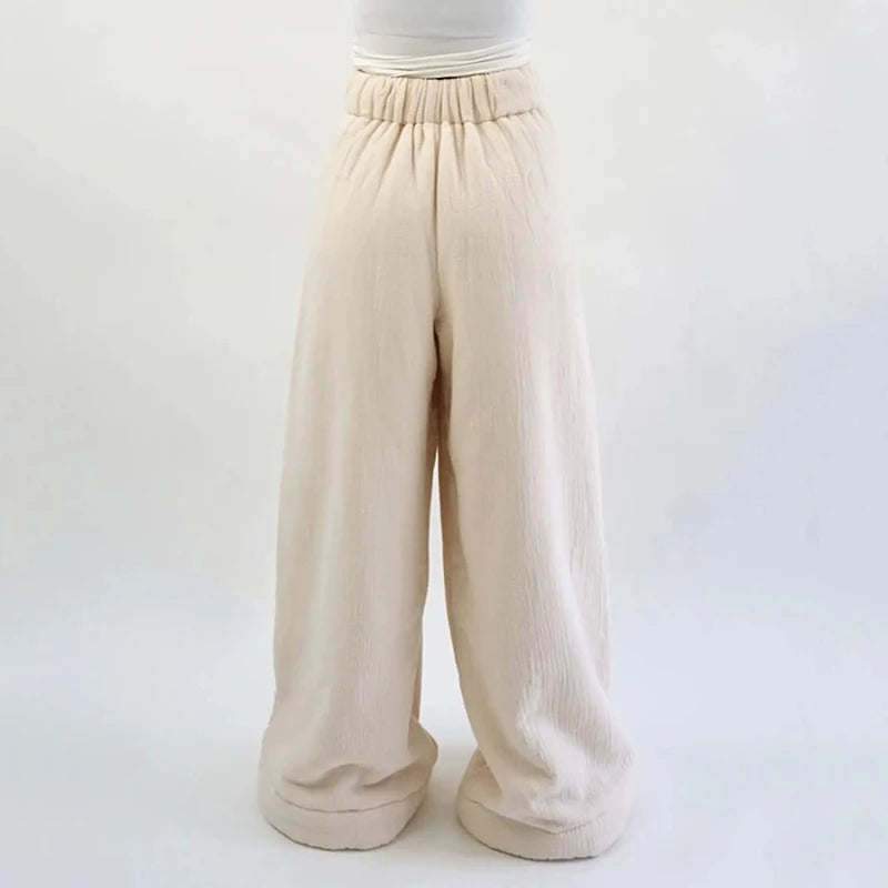 CozyChic™ Winter Pants: Warm, Loose & Stylish Wide-Leg Fit ❄️
