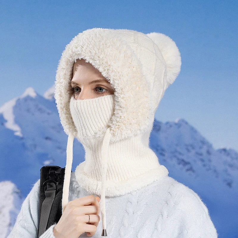 “CozyChic™ 3-in-1 Beanie | For the Chill, Not the Cold”