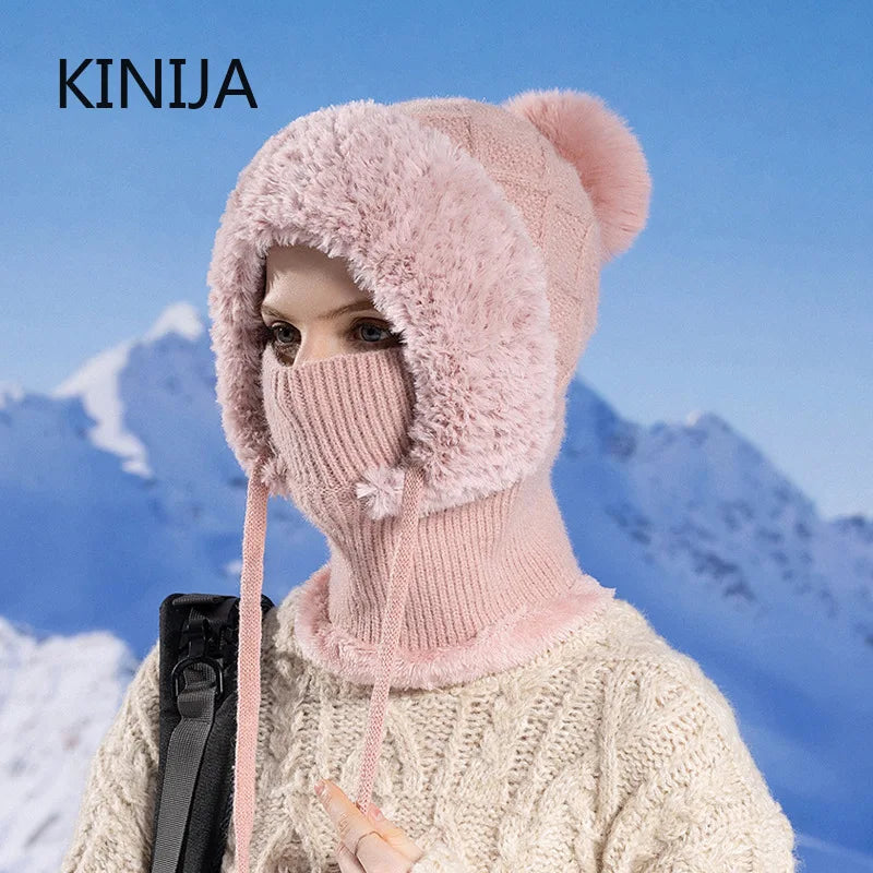 “CozyChic™ 3-in-1 Beanie | For the Chill, Not the Cold”