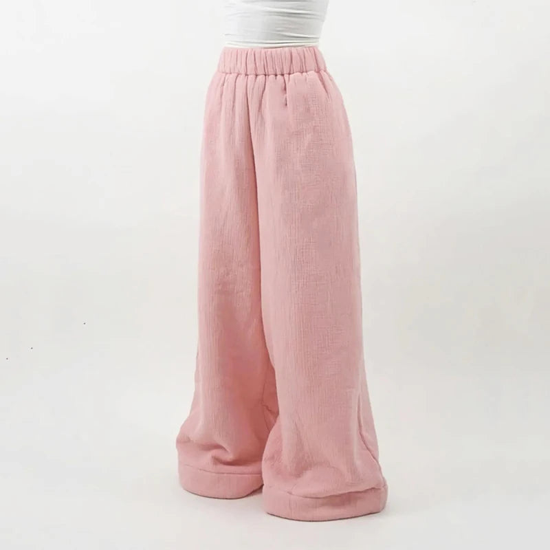 CozyChic™ Winter Pants: Warm, Loose & Stylish Wide-Leg Fit ❄️