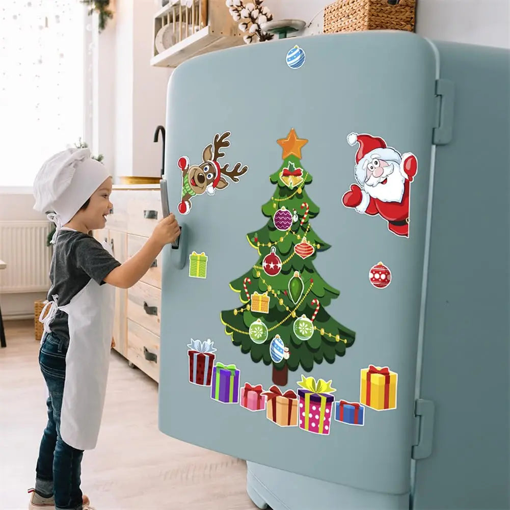 🎄 Stick the Joy Anywhere – Christmas Magnetic Stickers for Every Space