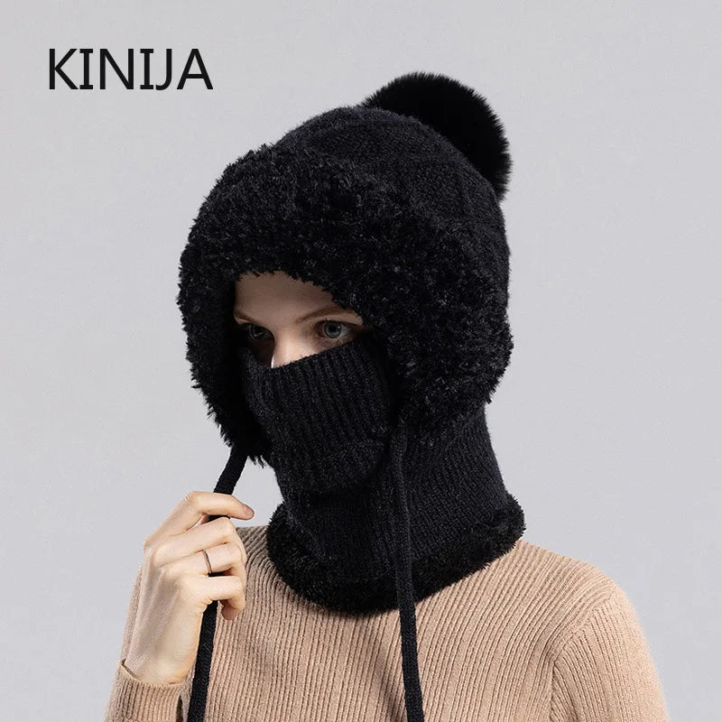 “CozyChic™ 3-in-1 Beanie | For the Chill, Not the Cold”