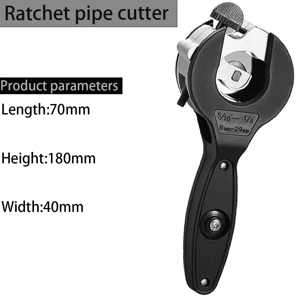 PipePro™ Ratchet Cutter 🔧 — Effortless Clean Pipe Cuts