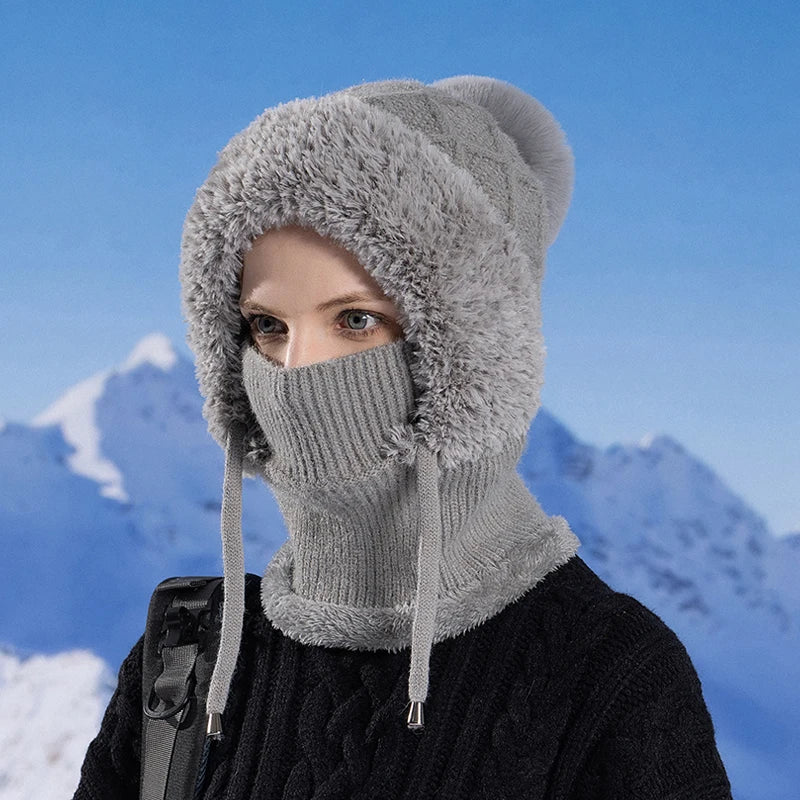 “CozyChic™ 3-in-1 Beanie | For the Chill, Not the Cold”