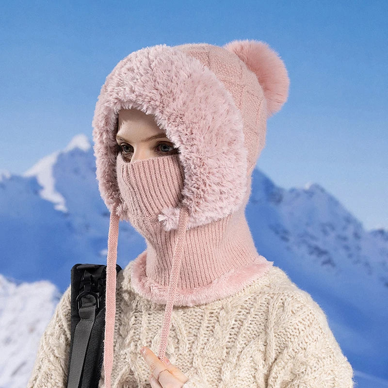 “CozyChic™ 3-in-1 Beanie | For the Chill, Not the Cold”