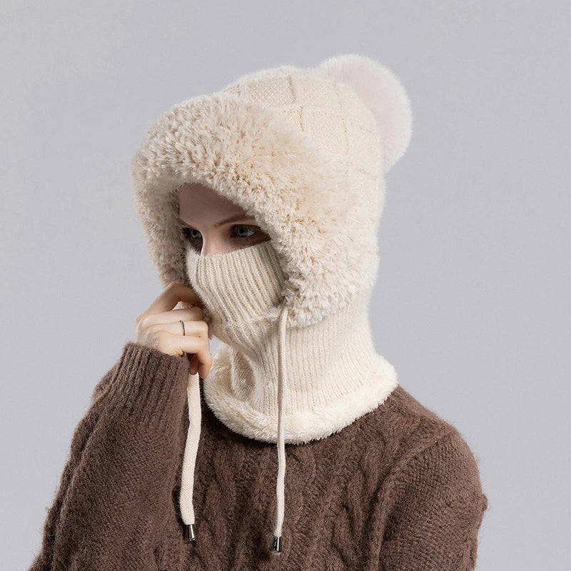 “CozyChic™ 3-in-1 Beanie | For the Chill, Not the Cold”