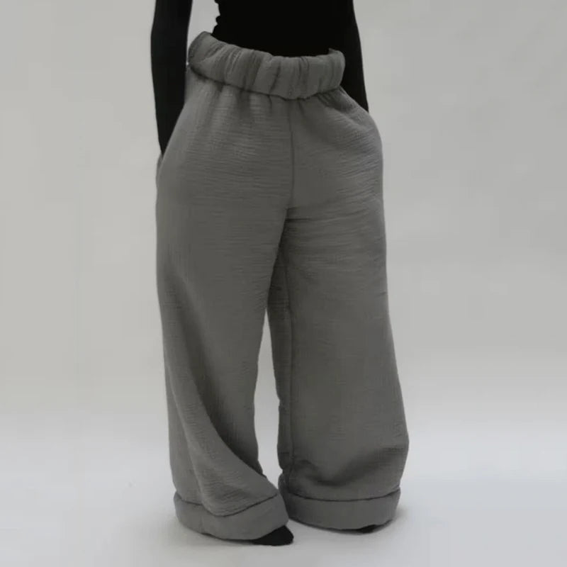 CozyChic™ Winter Pants: Warm, Loose & Stylish Wide-Leg Fit ❄️
