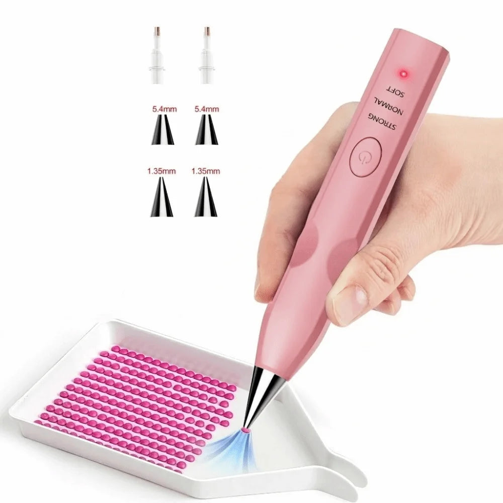 CrystalCraft™ Electric Pen 💖💎 — Create Stunning Art with Ease