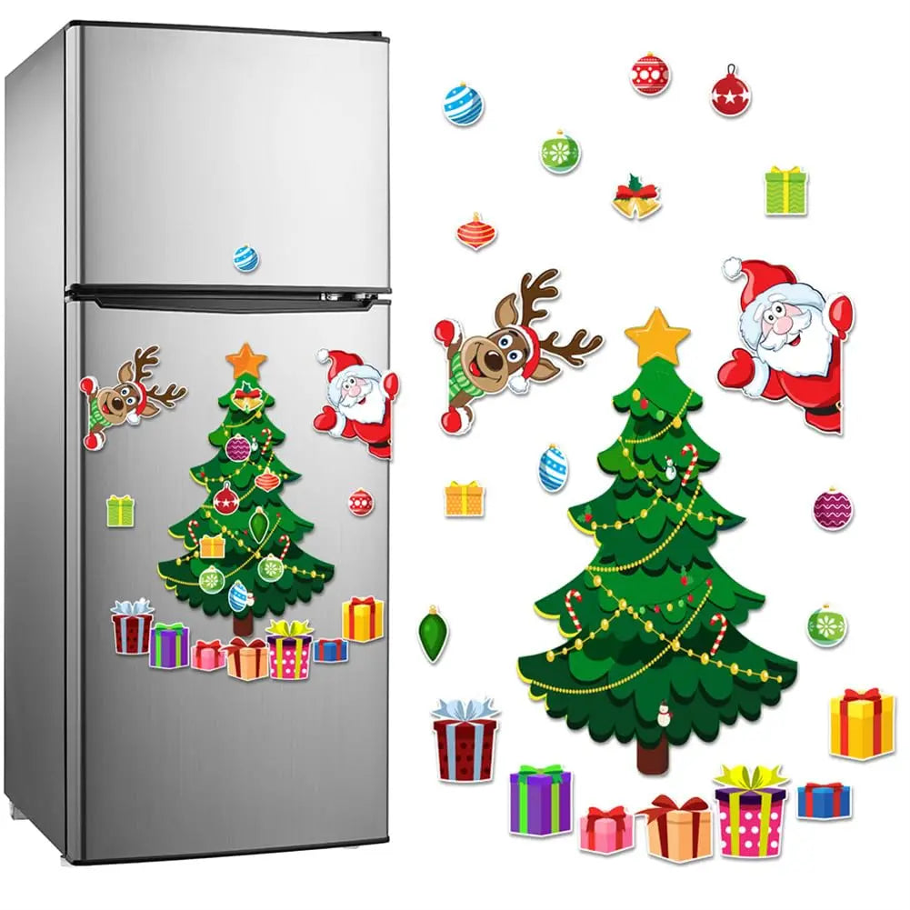 🎄 Stick the Joy Anywhere – Christmas Magnetic Stickers for Every Space