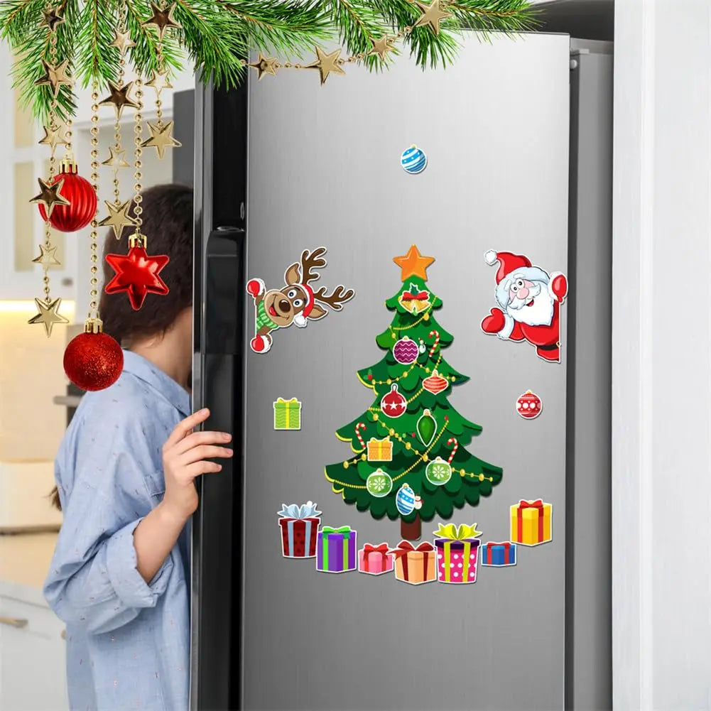 🎄 Stick the Joy Anywhere – Christmas Magnetic Stickers for Every Space
