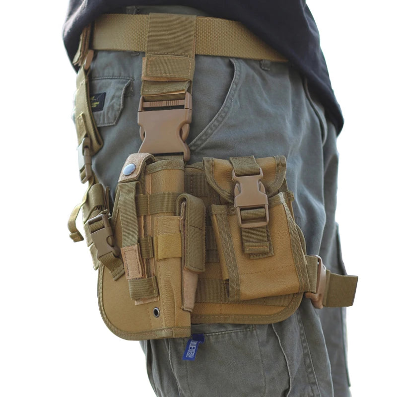 StealthGrip™ Thigh Holster 🎯 — Secure, Adjustable Tactical Carry