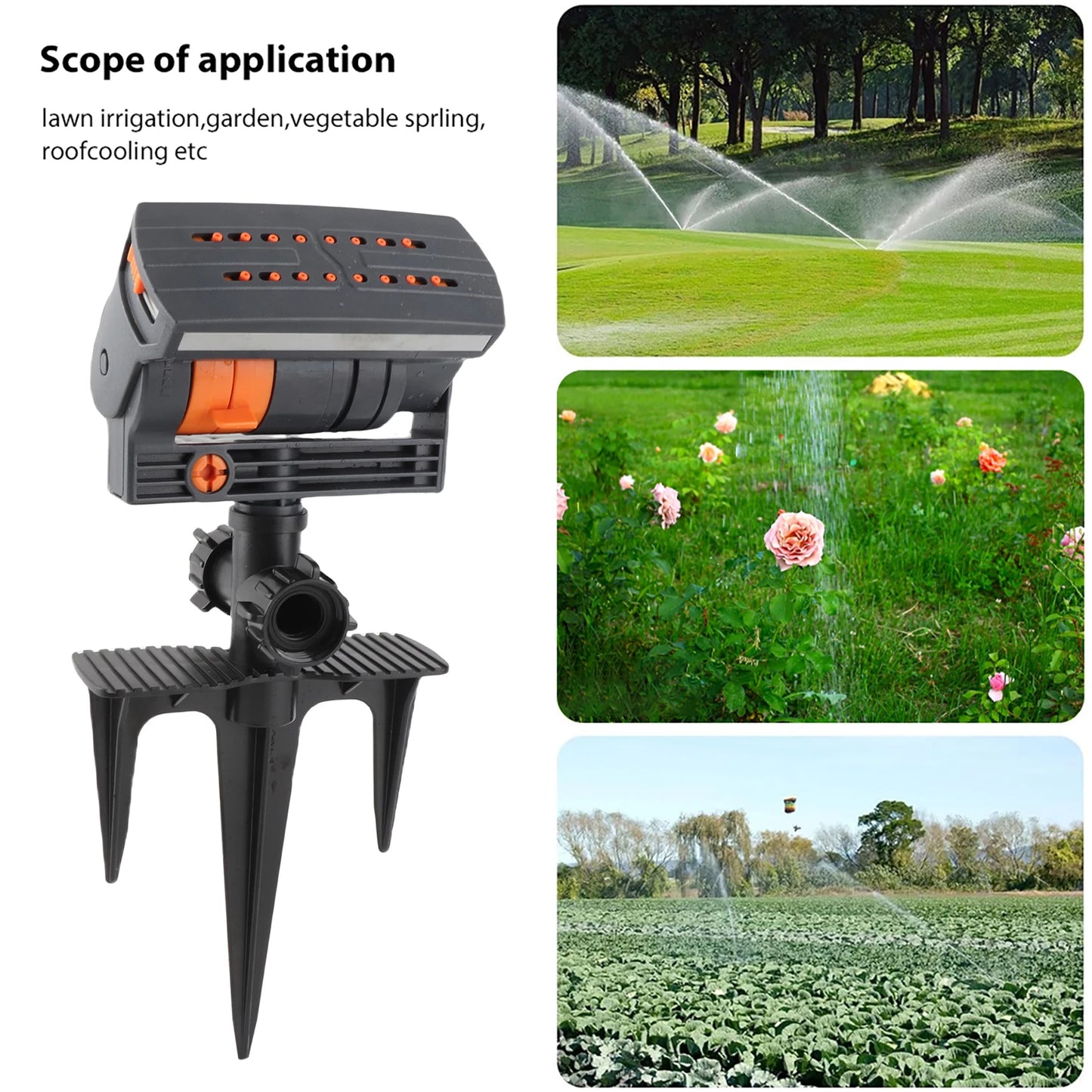 AquaSweep™ Sprinkler 💧 — Adjustable Wide Garden Coverage