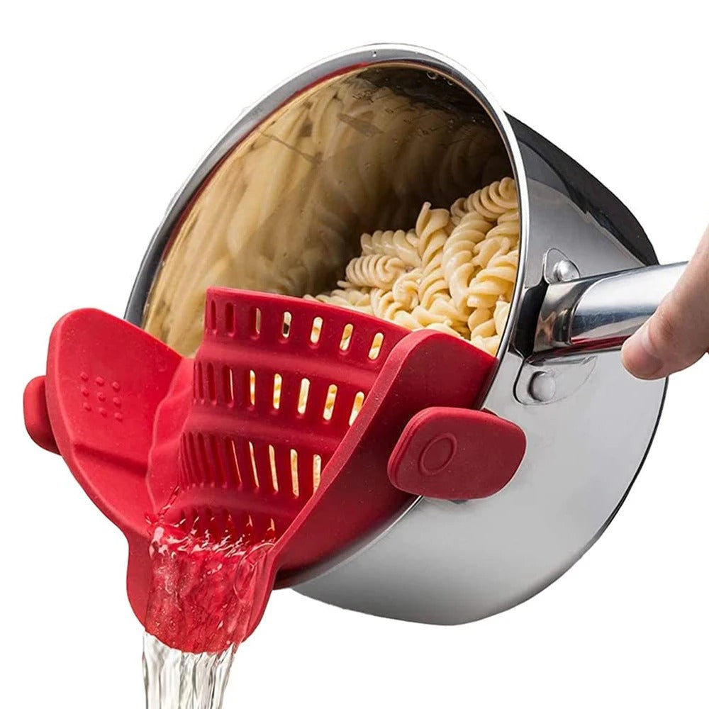 Effortless Silicone Pot Strainer